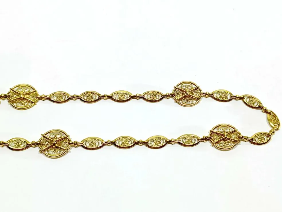 Collier or jaune