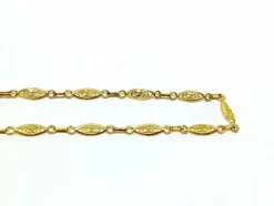 Collier or jaune Art Déco