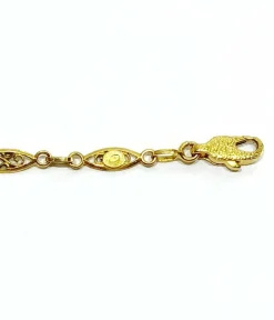 Collier or jaune Art Déco