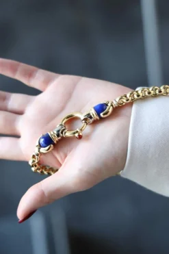 Collier Or jaune Cornaline