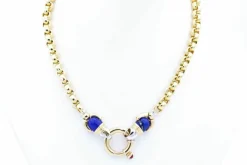 Collier Or jaune Cornaline