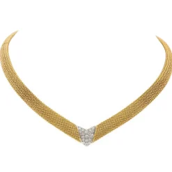 Collier Or jaune Diamant