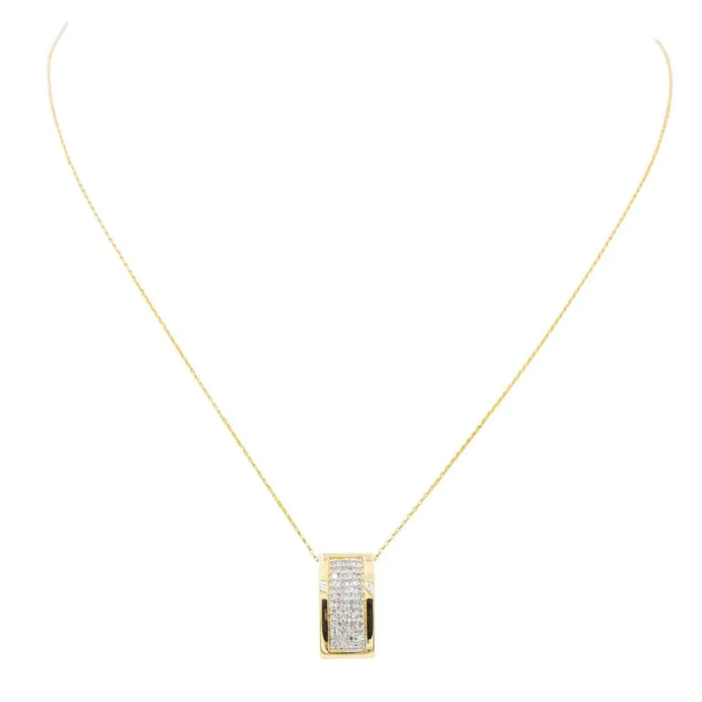 Collier Or jaune Diamant
