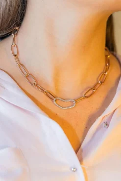Collier Or Jaune Diamant