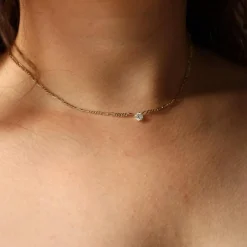 Collier Or jaune Diamant