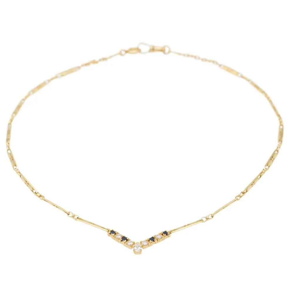 Collier Or jaune Diamant