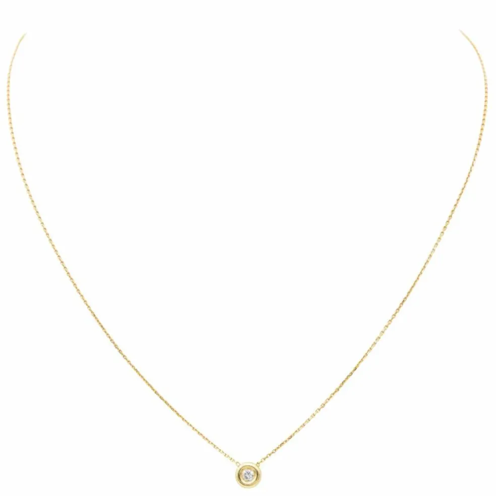 Collier Or jaune Diamant
