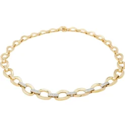 Collier Or jaune Diamant