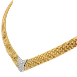 Collier Or jaune Diamant