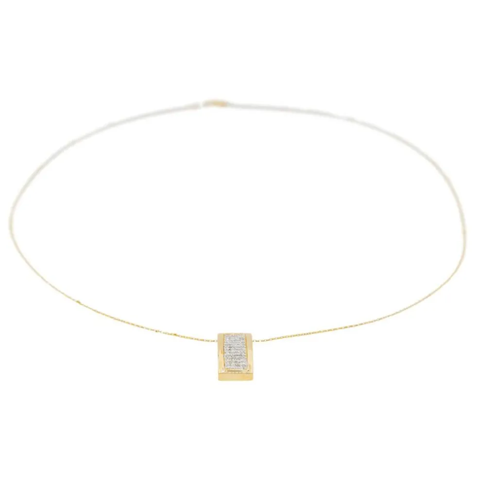 Collier Or jaune Diamant