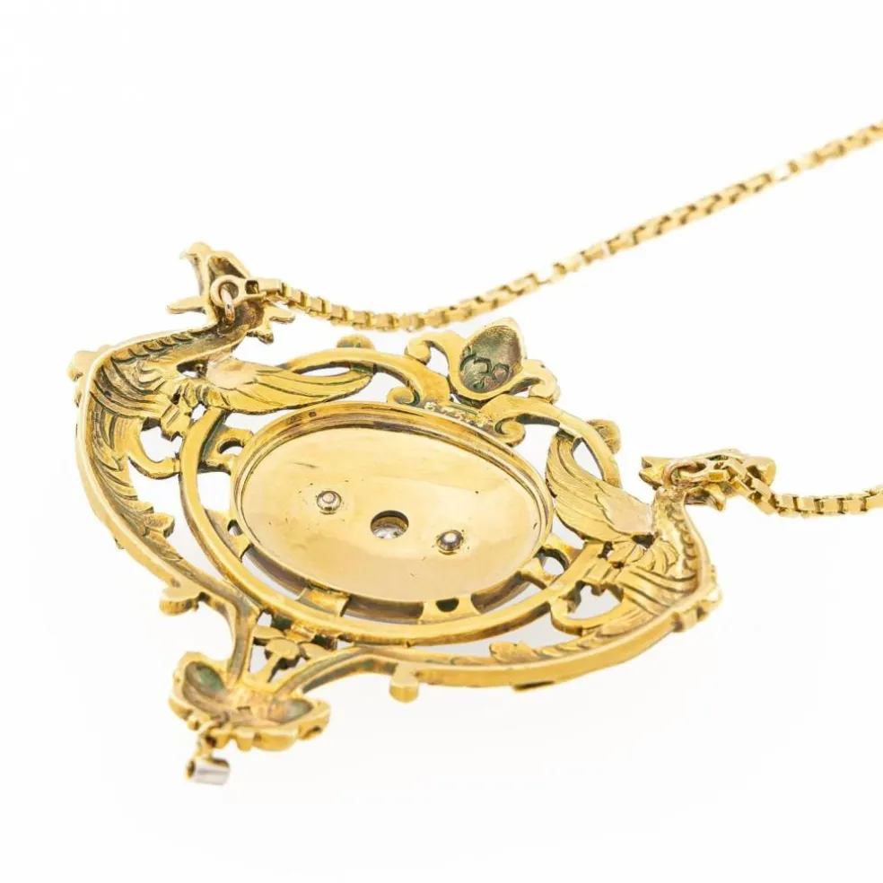 Collier Or jaune Diamant