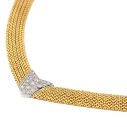 Collier Or jaune Diamant