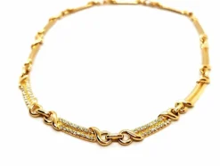 Collier Or jaune Diamant