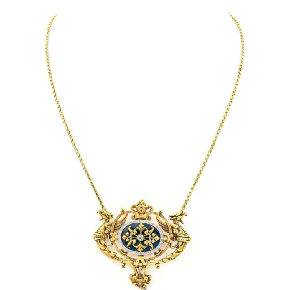 Collier Or jaune Diamant