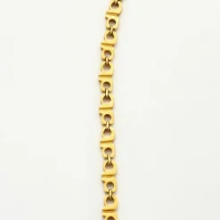 Collier or jaune, diamant et quartz
