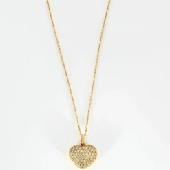 Collier or jaune diamants
