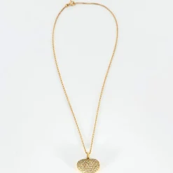 Collier or jaune diamants