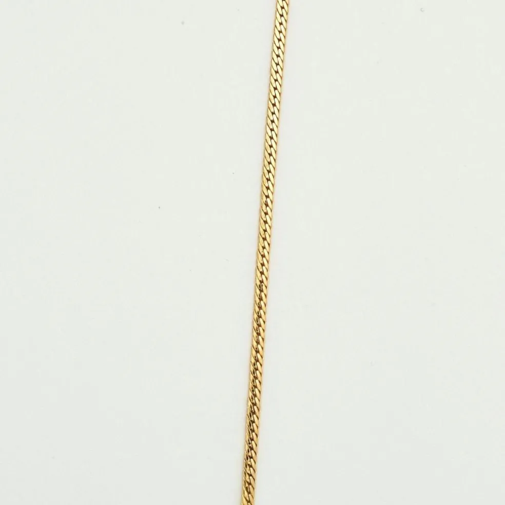 Collier Or jaune Diamants Saphir
