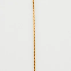 Collier or jaune et cornaline