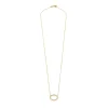 Collier or jaune et diamants