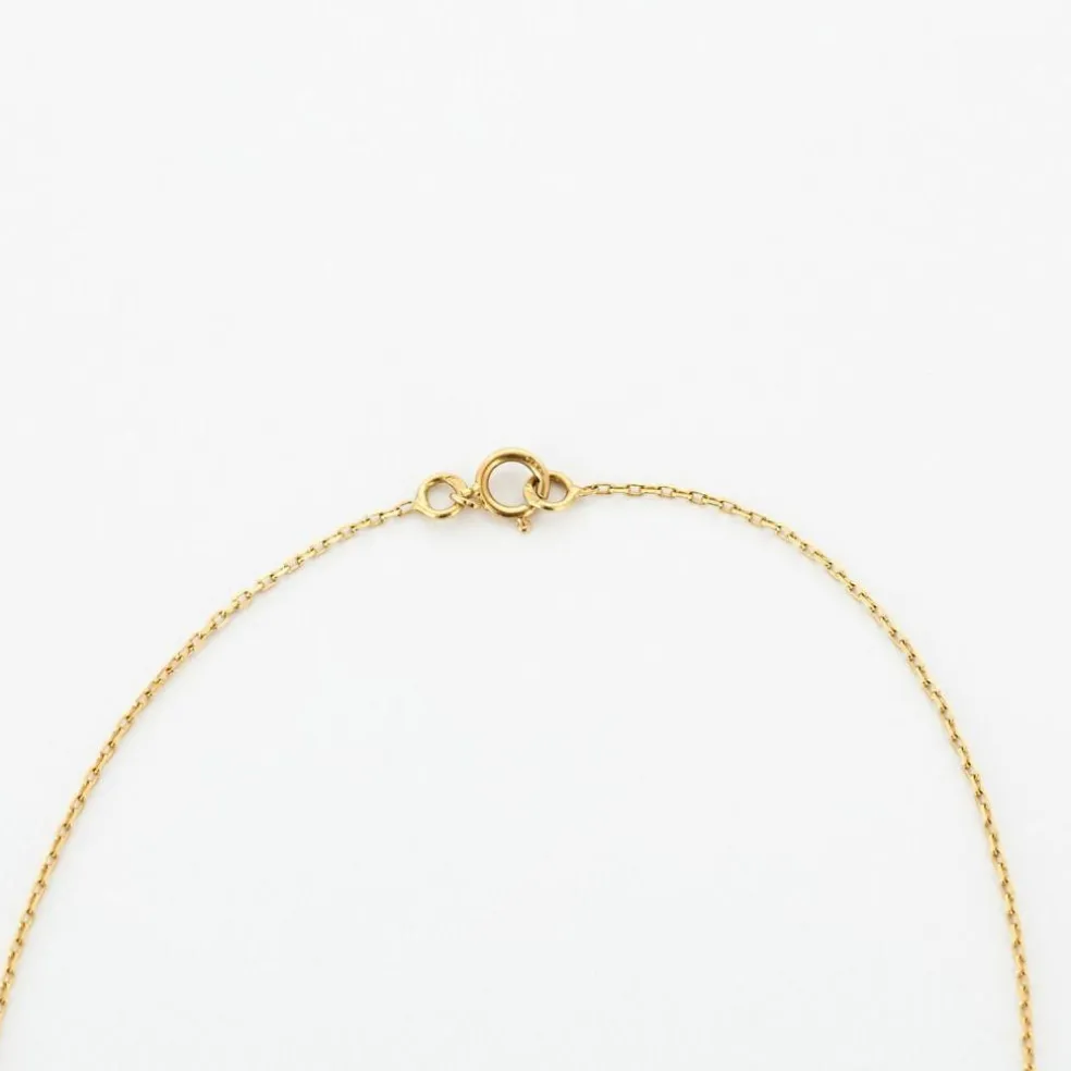 Collier or jaune et pendentif panda