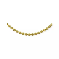 Collier or jaune et perles d'or