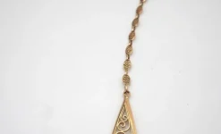 Collier or jaune fin 19e