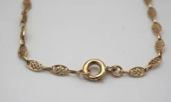 Collier or jaune fin 19e