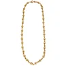 Collier or jaune maille marseillaise