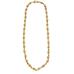 Collier or jaune maille marseillaise