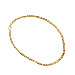 Collier Or Jaune Maille Palmier
