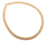 COLLIER OR JAUNE MAILLE TRESSEE