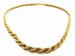Collier Or jaune, Or blanc