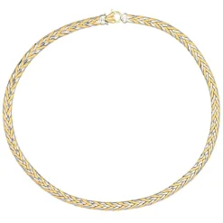 Collier Or jaune, Or blanc