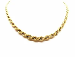 Collier Or jaune, Or blanc