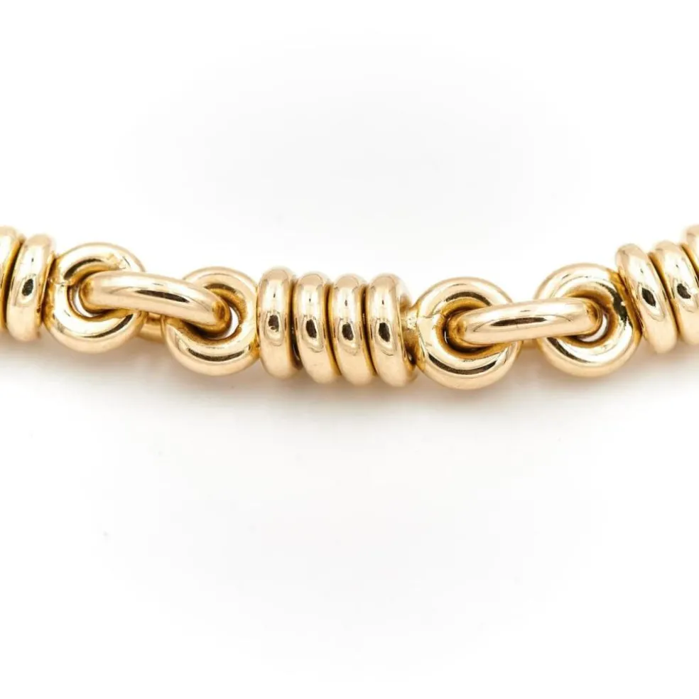 Collier Or jaune, Or blanc Diamant