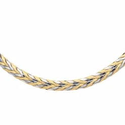Collier Or jaune, Or blanc
