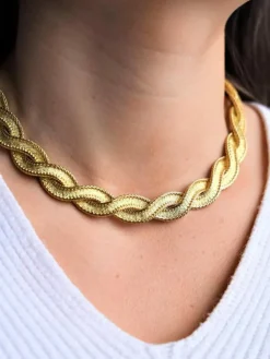 Collier Or jaune, Or rose
