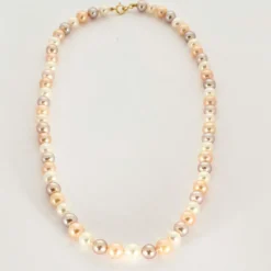 Collier or jaune Perles de Culture