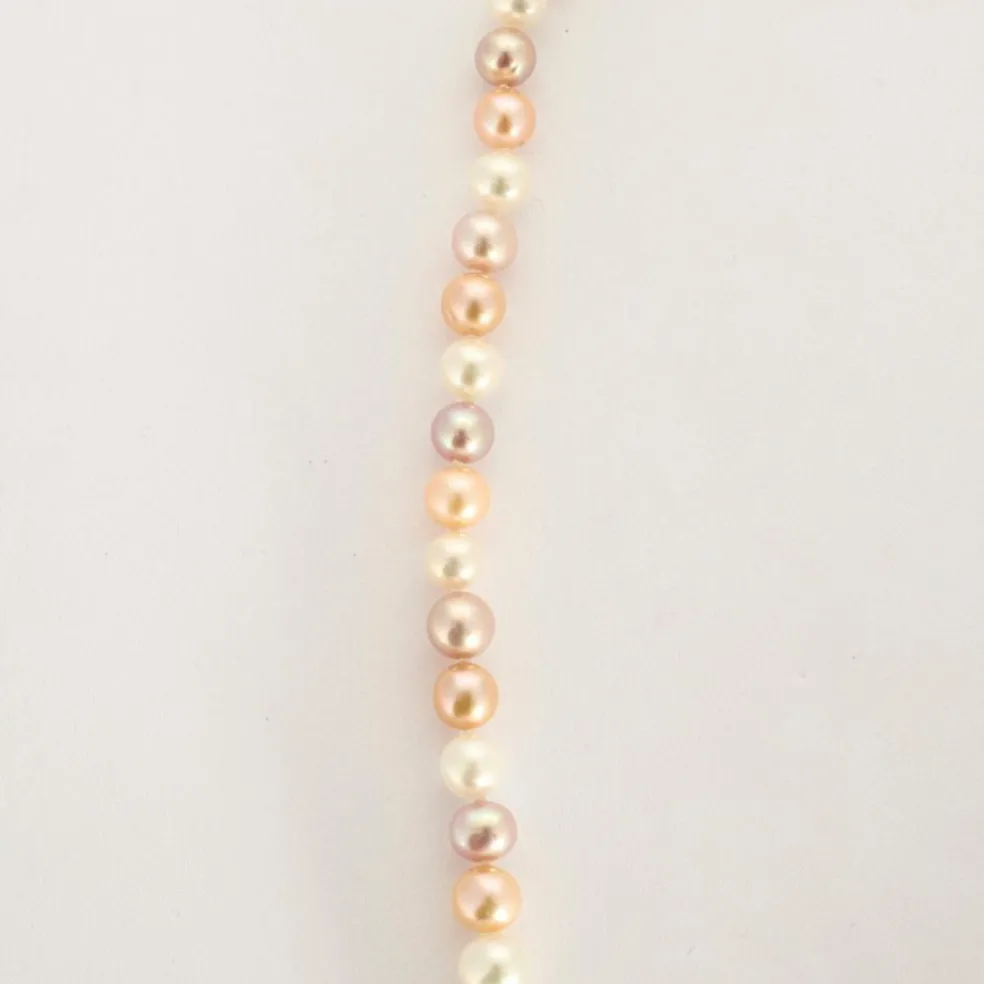 Collier or jaune Perles de Culture