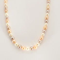 Collier or jaune Perles de Culture