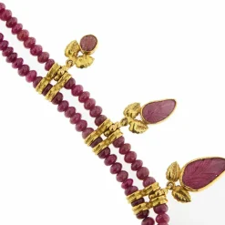 Collier Or jaune Rubis