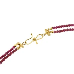 Collier Or jaune Rubis