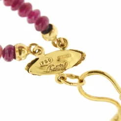 Collier Or jaune Rubis