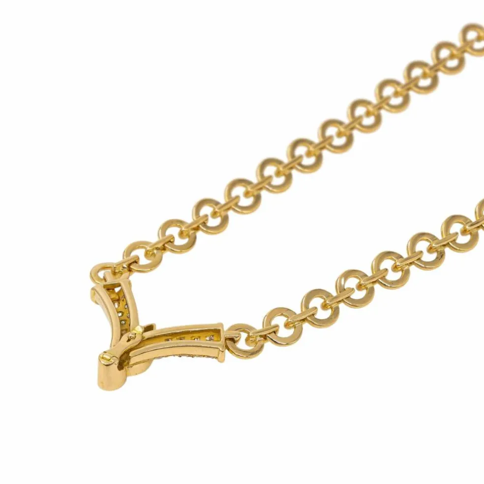 Collier Or jaune Saphir