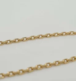 Collier or jaune serti d'une citrine et de diamants
