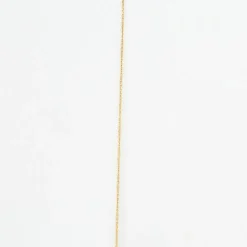 Collier or jaune serti d’une barrette de diamants naturels
