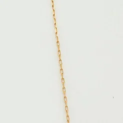 Collier or jaune solitaire