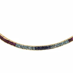 Collier Or jaune Tourmaline