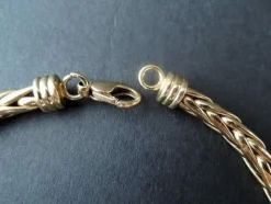 Collier Or 18k Maille Palmier